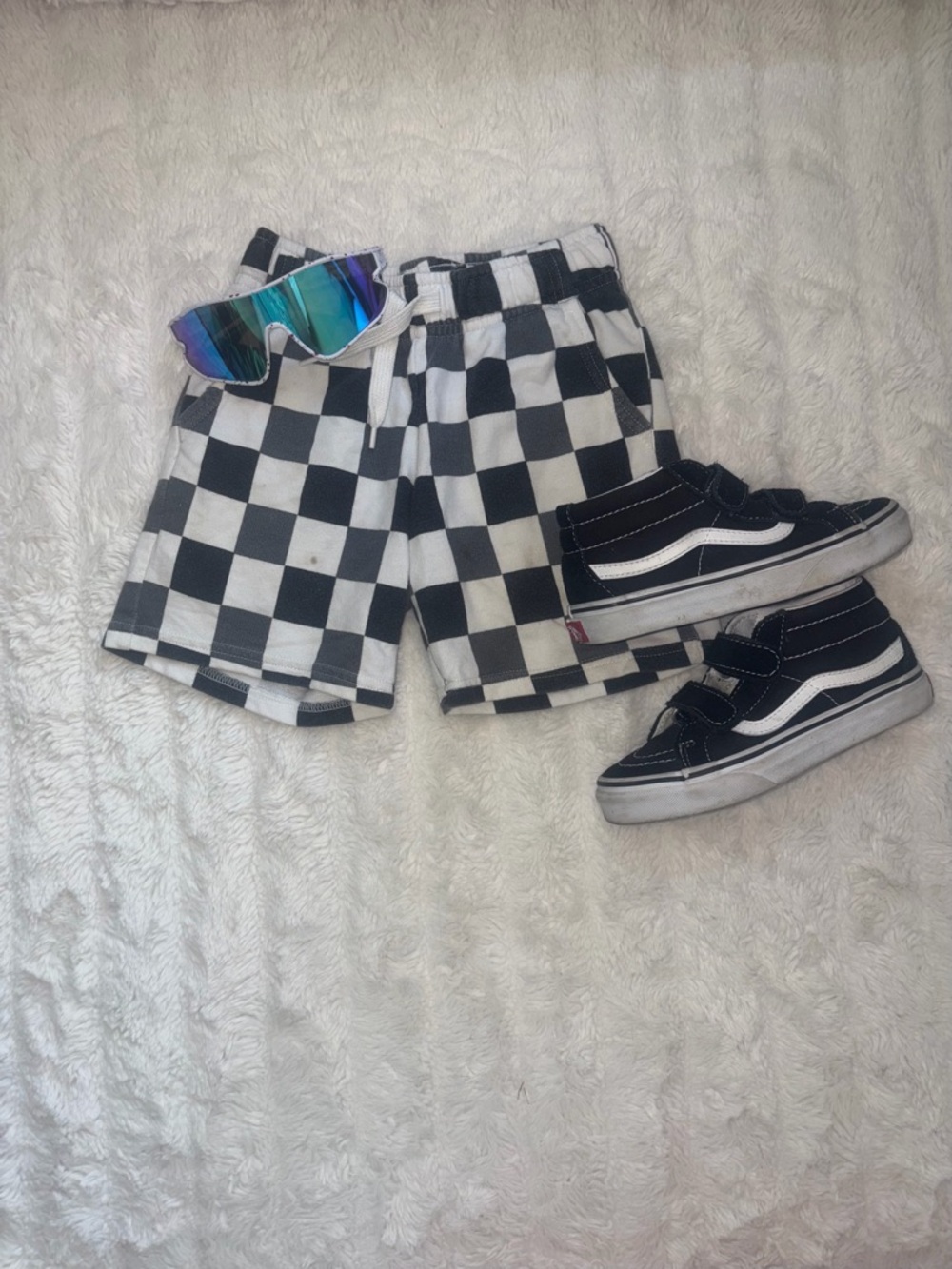 Cat & Jack Checkered Shorts – Size XS (4/5)